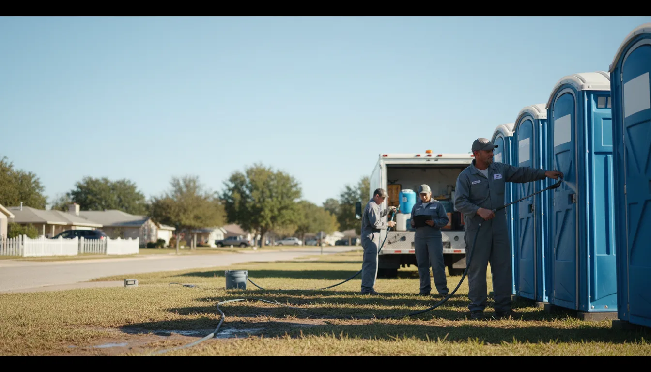 Long-Term Portable Toilet Rental in Charles City, IA near me